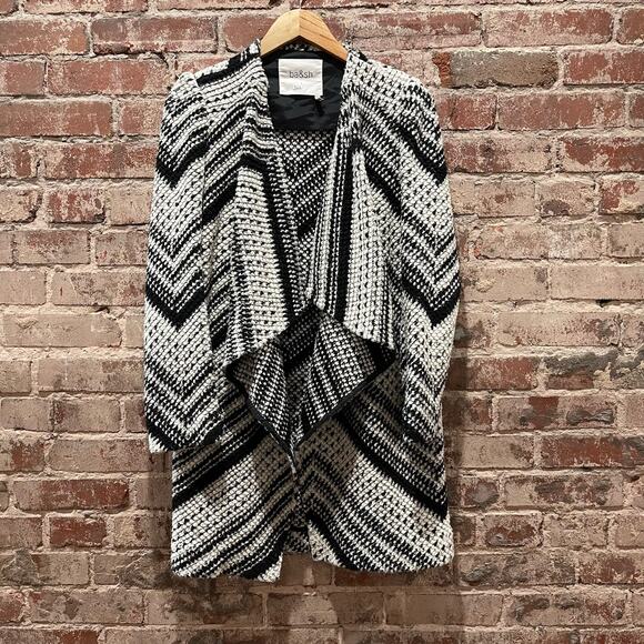 ba&sh Icare Cardigan in Black and White Size 1 or Small - Picture 5 of 9